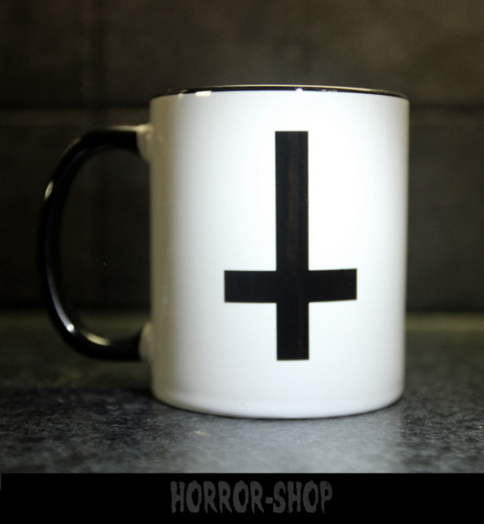 Inverted cross -mug