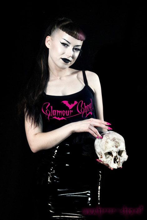 Glamour Ghoul, T-shirt, LadyFit and spaghetti top