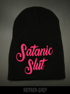 Satanic Slut, black with embroydery
