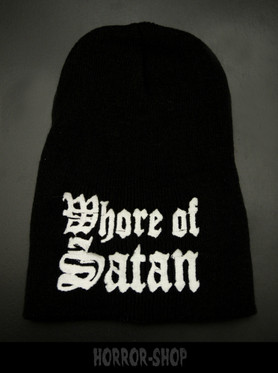 Whore of Satan, black with embroydery