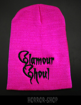 Glamour Ghoul, neon pink beanie