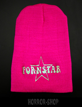 Pornstar, neon pink beanie