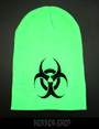 Biohazard beanie, neon green