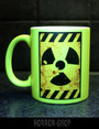 Nuclear warning (mug) neon yellow