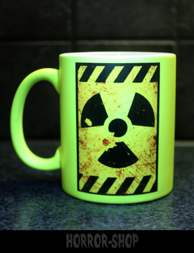 Nuclear warning (muki) neonkeltainen