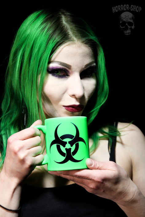 Biohazard (mug) neon green
