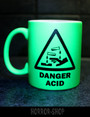 Danger-Acid (mug) neon green