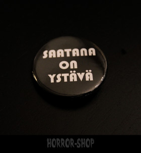 Saatana on ystävä -pinssi