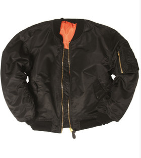 US BLACK BASIC MA1® FLIGHT JACKET
