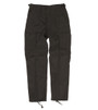 BLACK ZIP-OFF BDU STYLE PANTS