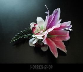 Hawaii tiki hair flower (3) big