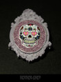 Sugarskull brooch, lila (6)