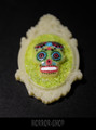 Sugarskull brooch,  bone white (10)