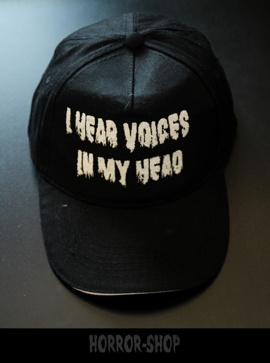 I hear voices in my head cap