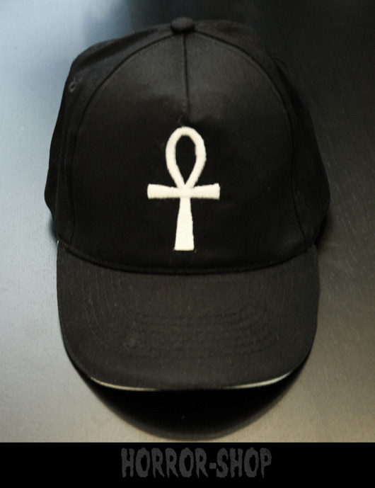 ANKH cap with white ankh