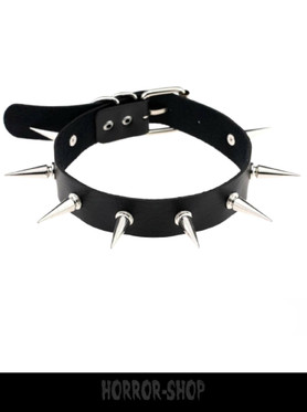 Spike neclacklace/choker long spikes