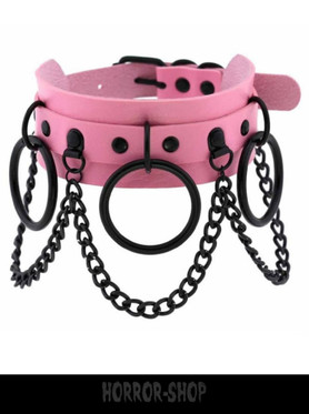 Pink witch choker