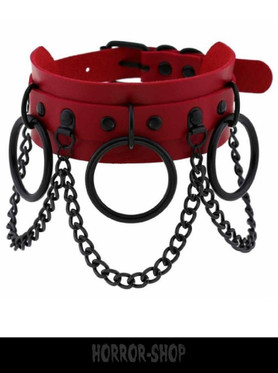 Red witch choker