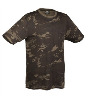 Black Green multitarn T-shirt