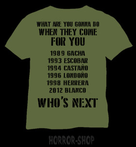 Colombia Narco Battle Zone, T-shirt