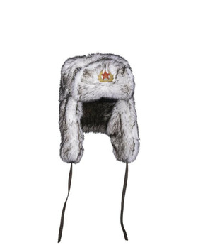 RUSSIAN WHITE SHAPKA WINTER CAP