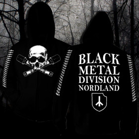Black Metal Division Nordland  (vetoketjullinen huppari)