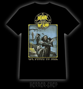 Denial of god The horrors of satan, t-paita