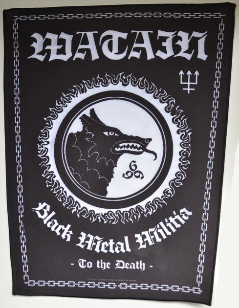 WATAIN Black Metal Militia patch - Horror-Shop verkkokauppa