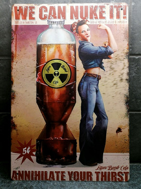 Nuka Cola - We can nuke it! tin sign 20cm * 30cm
