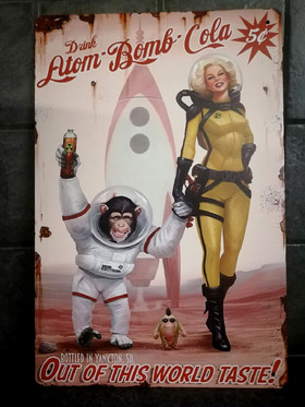Nuka Cola - Out of this world taste! tin sign 20cm * 30cm