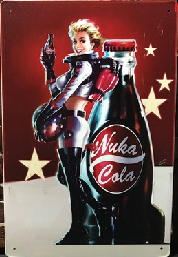Nuka Cola Stars tin sign 20cm * 30cm
