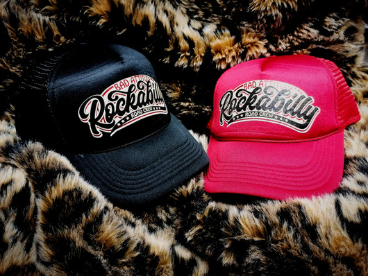 Bad Attitude Rockabilly Road Crew - trucker cap, red