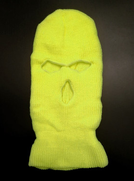 Neon yellow Balaklava