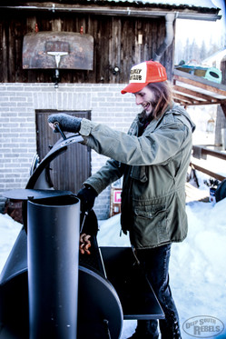 Hellbilly Fight Club - red and white trucker cap