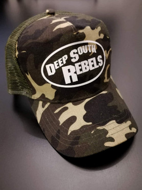 Deep South Rebels - trucker cap, green camo