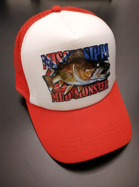 Mississippi mud monster - trucker cap, red/white
