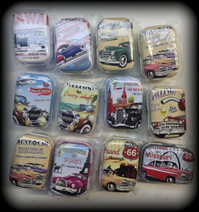 Retro Tin Box, car