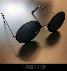 Black round sun glasses