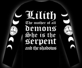 Lilith - mother of all demons pitkähihainen paita