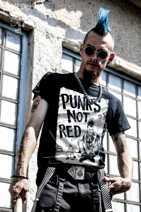 Punks not red - t-shirt