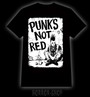 Punks not red- t-shirt
