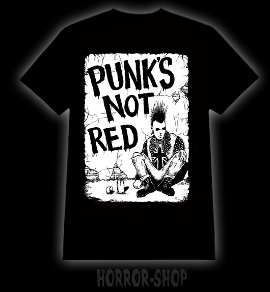 Punks not red - t-shirt