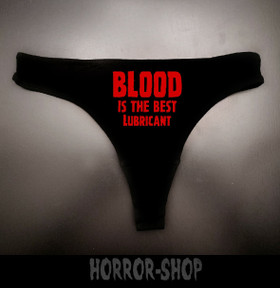 BLOOD IS THE BEST LUBRICANT strings