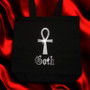 Goth Ankh -shopping bag