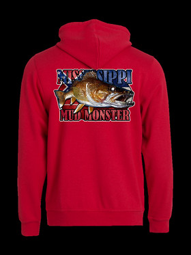 Mississippi Mud Monster -hupparin, punainen