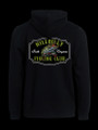 Hillbilly Fishing Club -hoodie, black