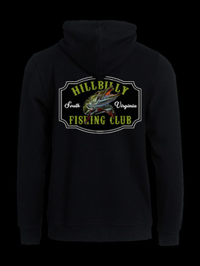 Hillbilly Fishing Club -hupparin, musta