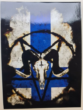 Suomi Finland Satanas vinyl sticker