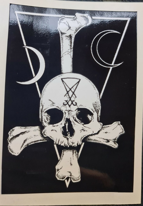 Sancte Luciferi vinyl sticker