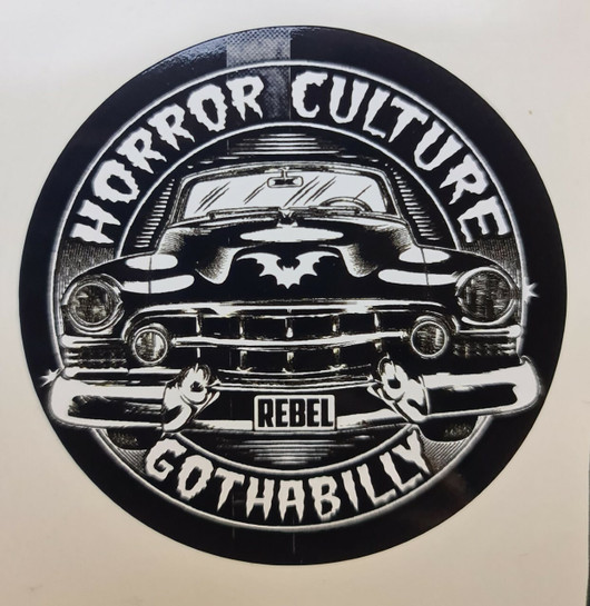 Horror Culture Gothabilly vinyl sticker